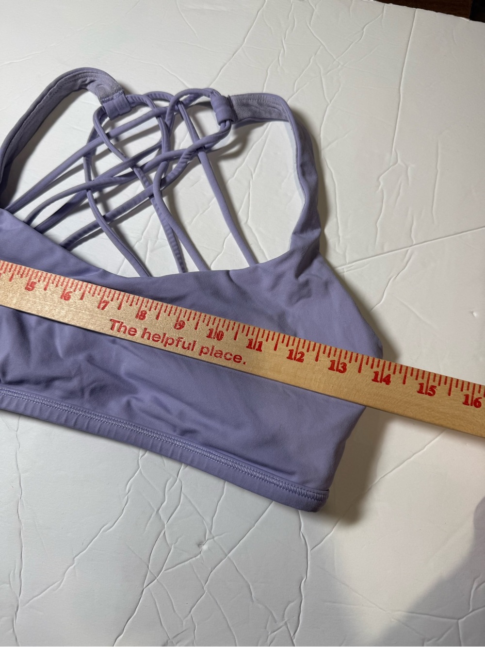 Lululemon Free To Be Serene Bra in Lavender Dew Size 8 Luxtreme Fabric - Picture 5 of 9